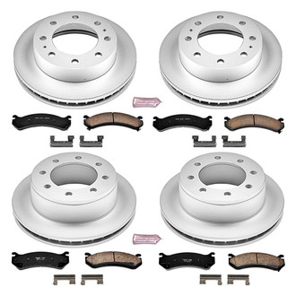 PowerStop® - Z17 Evolution Geomet® Plain Front and Rear Brake Kit