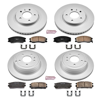 PowerStop® - Z17 Evolution Geomet® Plain Brake Kit