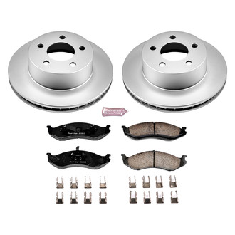 PowerStop® - Z17 Evolution Geomet® Plain Front Brake Kit
