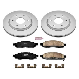 PowerStop® - Z17 Evolution Geomet® Plain Front Brake Kit