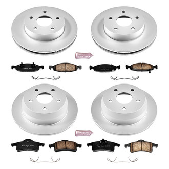 PowerStop® - Z17 Evolution Geomet® Plain Front and Rear Brake Kit