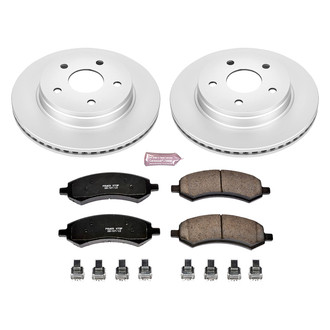 PowerStop® - Z17 Evolution Geomet® Plain Front Brake Kit