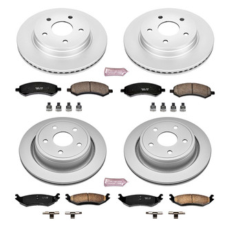 PowerStop® - Z17 Evolution Geomet® Plain Brake Kit