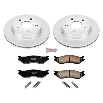 PowerStop® - Z17 Evolution Geomet® Plain Front Brake Kit