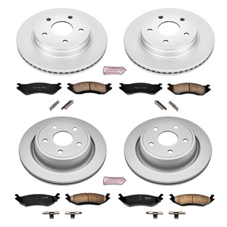 PowerStop® - Z17 Evolution Geomet® Plain Brake Kit