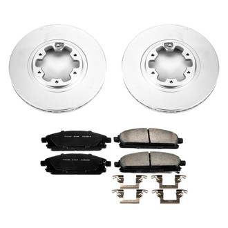 PowerStop® - Z17 Evolution Geomet® Plain Front Brake Kit
