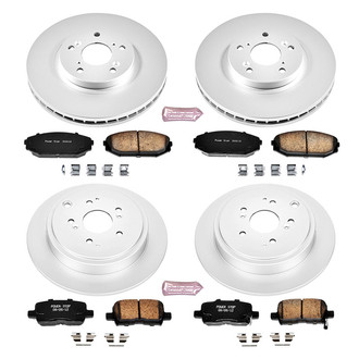 PowerStop® - Z17 Evolution Geomet® Plain Front and Rear Brake Kit