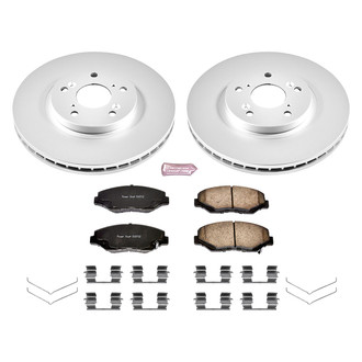 PowerStop® - Z17 Evolution Geomet® Plain Front Brake Kit