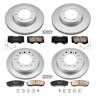 PowerStop® - Z17 Evolution Geomet® Plain Brake Kit