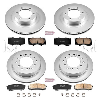 PowerStop® - Z17 Evolution Geomet® Plain Brake Kit