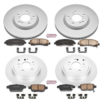 PowerStop® - Z17 Evolution Geomet® Plain Front and Rear Brake Kit