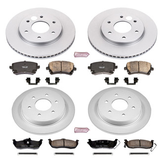 PowerStop® - Z17 Evolution Geomet® Plain Brake Kit