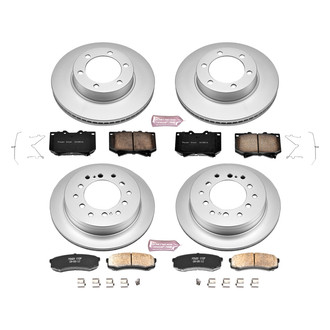 PowerStop® - Z17 Evolution Geomet® Plain Front and Rear Brake Kit