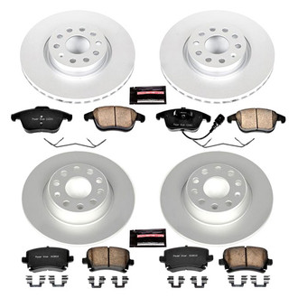 PowerStop® - Z17 Evolution Geomet® Plain Front and Rear Brake Kit