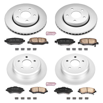 PowerStop® - Z17 Evolution Geomet® Plain Brake Kit