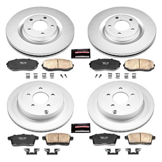 PowerStop® - Z17 Evolution Geomet® Plain Brake Kit