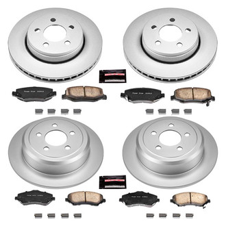PowerStop® - Z17 Evolution Geomet® Plain Brake Kit