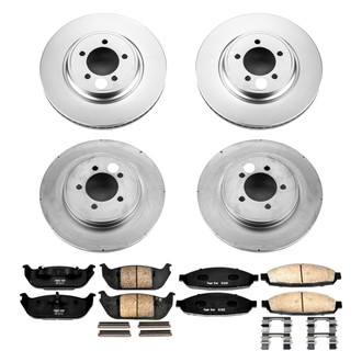 PowerStop® - Z17 Evolution Geomet® Plain Brake Kit