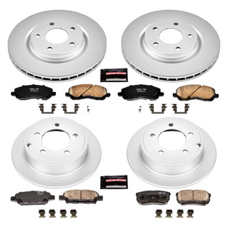 PowerStop® - Z17 Evolution Geomet® Plain Brake Kit