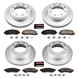 PowerStop® - Z17 Evolution Geomet® Plain Front and Rear Brake Kit