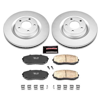 PowerStop® CRK3057 - Z17 Evolution Geomet® Plain Front Brake Kit