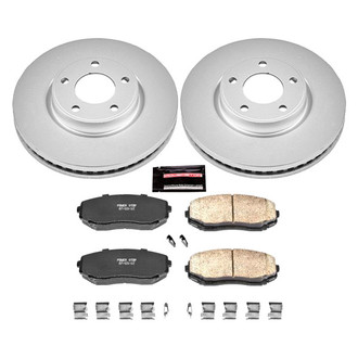 PowerStop® - Z17 Evolution Geomet® Plain Front Brake Kit