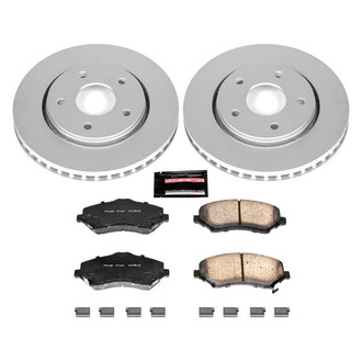 PowerStop® - Z17 Evolution Geomet® Plain Front Brake Kit