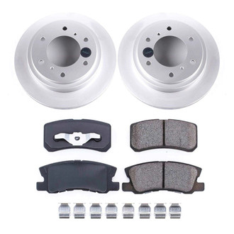 PowerStop® - Z17 Evolution Geomet® Plain Rear Brake Kit