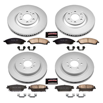 PowerStop® - Z17 Evolution Geomet® Plain Brake Kit