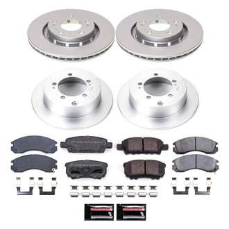 PowerStop® - Z17 Evolution Geomet® Plain Brake Kit