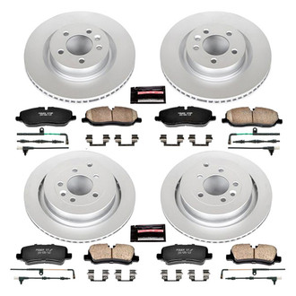 PowerStop® - Z17 Evolution Geomet® Plain Front and Rear Brake Kit