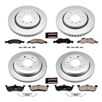 PowerStop® - Z17 Evolution Geomet® Plain Brake Kit