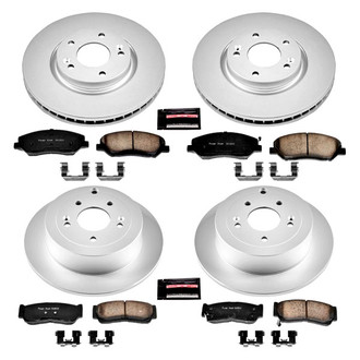 PowerStop® - Z17 Evolution Geomet® Plain Front and Rear Brake Kit