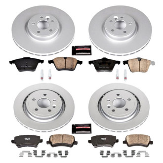 PowerStop® - Z17 Evolution Geomet® Plain Brake Kit
