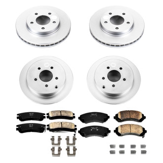PowerStop® - Z17 Evolution Geomet® Plain Brake Kit