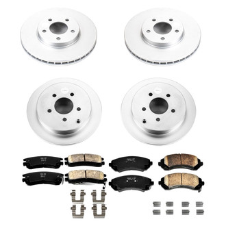 PowerStop® - Z17 Evolution Geomet® Plain Front and Rear Brake Kit
