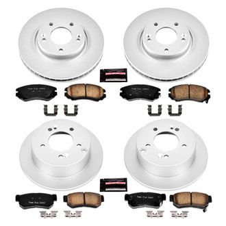 PowerStop® - Z17 Evolution Geomet® Plain Front and Rear Brake Kit