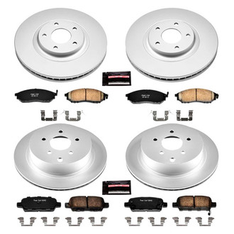 PowerStop® - Z17 Evolution Geomet® Plain Brake Kit