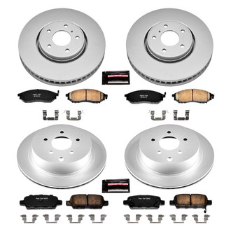 PowerStop® - Z17 Evolution Geomet® Plain Front and Rear Brake Kit
