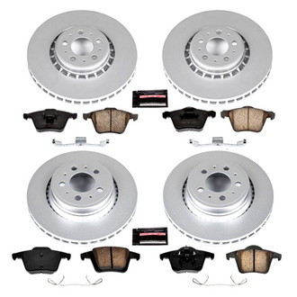 PowerStop® - Z17 Evolution Geomet® Plain Front and Rear Brake Kit