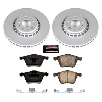 PowerStop® - Z17 Evolution Geomet® Plain Front Brake Kit