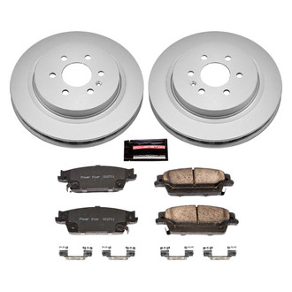 PowerStop® - Z17 Evolution Geomet® Plain Rear Brake Kit