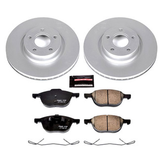 PowerStop® - Z17 Evolution Geomet® Plain Front Brake Kit