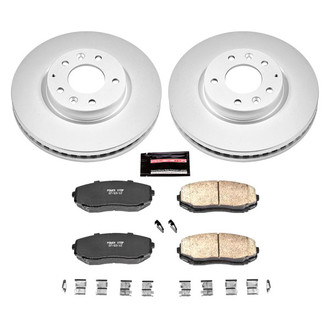 PowerStop® - Z17 Evolution Geomet® Plain Front Brake Kit