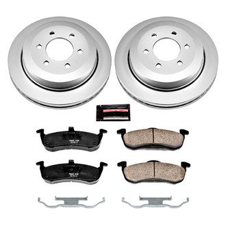 PowerStop® - Z17 Evolution Geomet® Plain Rear Brake Kit