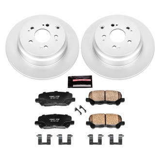 PowerStop® - Z17 Evolution Geomet® Plain Rear Brake Kit