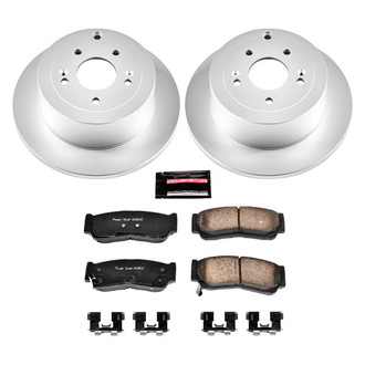 PowerStop® - Z17 Evolution Geomet® Plain Rear Brake Kit
