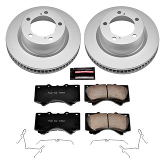 PowerStop® - Z17 Evolution Geomet® Plain Front Brake Kit