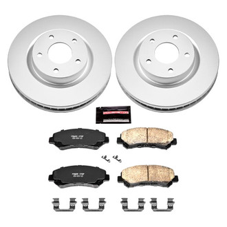 PowerStop® - Z17 Evolution Geomet® Plain Front Brake Kit