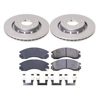 PowerStop® - Z17 Evolution Geomet® Plain Front Brake Kit
